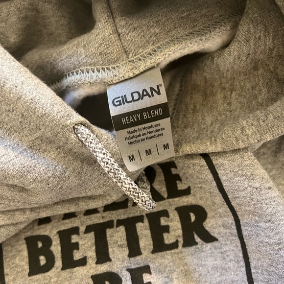 Monster Outside “There better be dogs” heavyweight sweatshirt - Medium - Picture 3 of 3